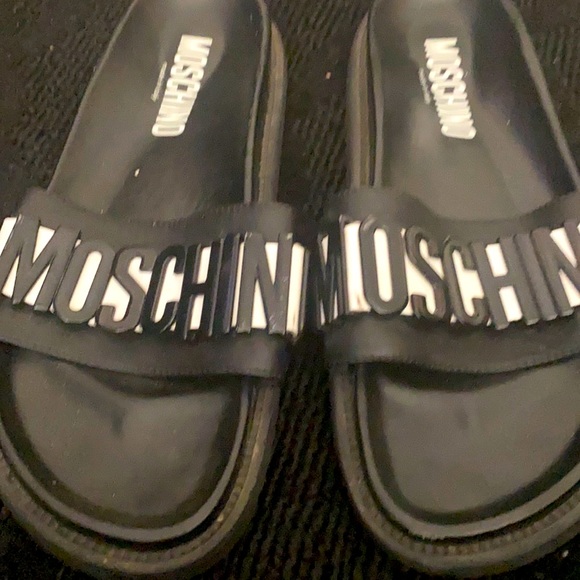 Moschino slides great shape